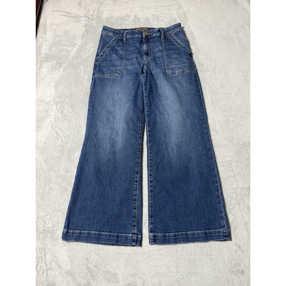 KUT From The Kloth Meg Fab Ab Womens 10 Wide Leg Jeans 31x28